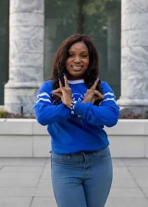 ΖΦΒ Blue Chenille LS07