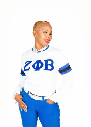 ΖΦΒ White Chenille LS07