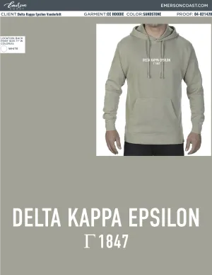 04-021420 Delta Kappa Epsilon Vanderbilt University Hoodies 2020-01