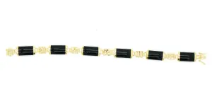 10% OFF- 190mm/7.5in Certified Natural Ice Jadeite Emerald Jade Gems Gold Plated Fortune Lucky Link Clasp Bracelet