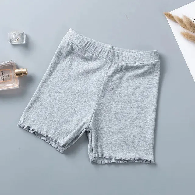 100% Cotton Girls Safety Shorts