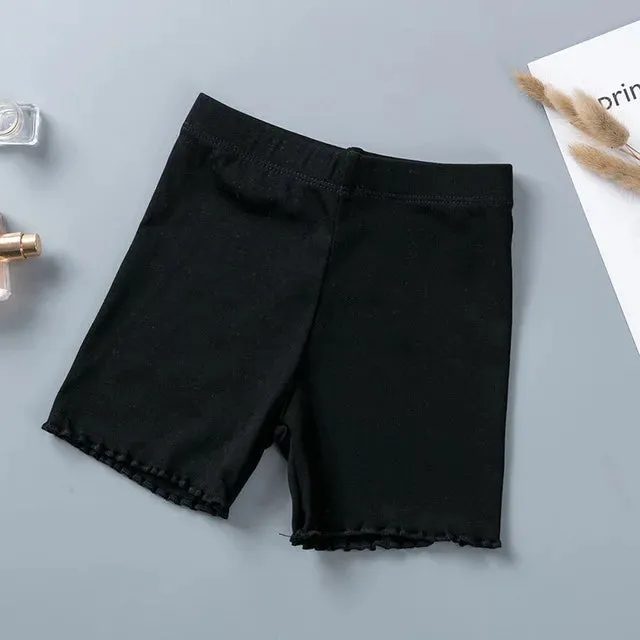 100% Cotton Girls Safety Shorts