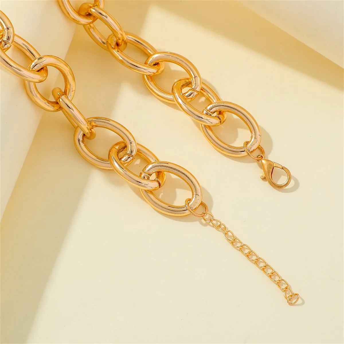 18K Gold-Plated Cable Chain Necklace
