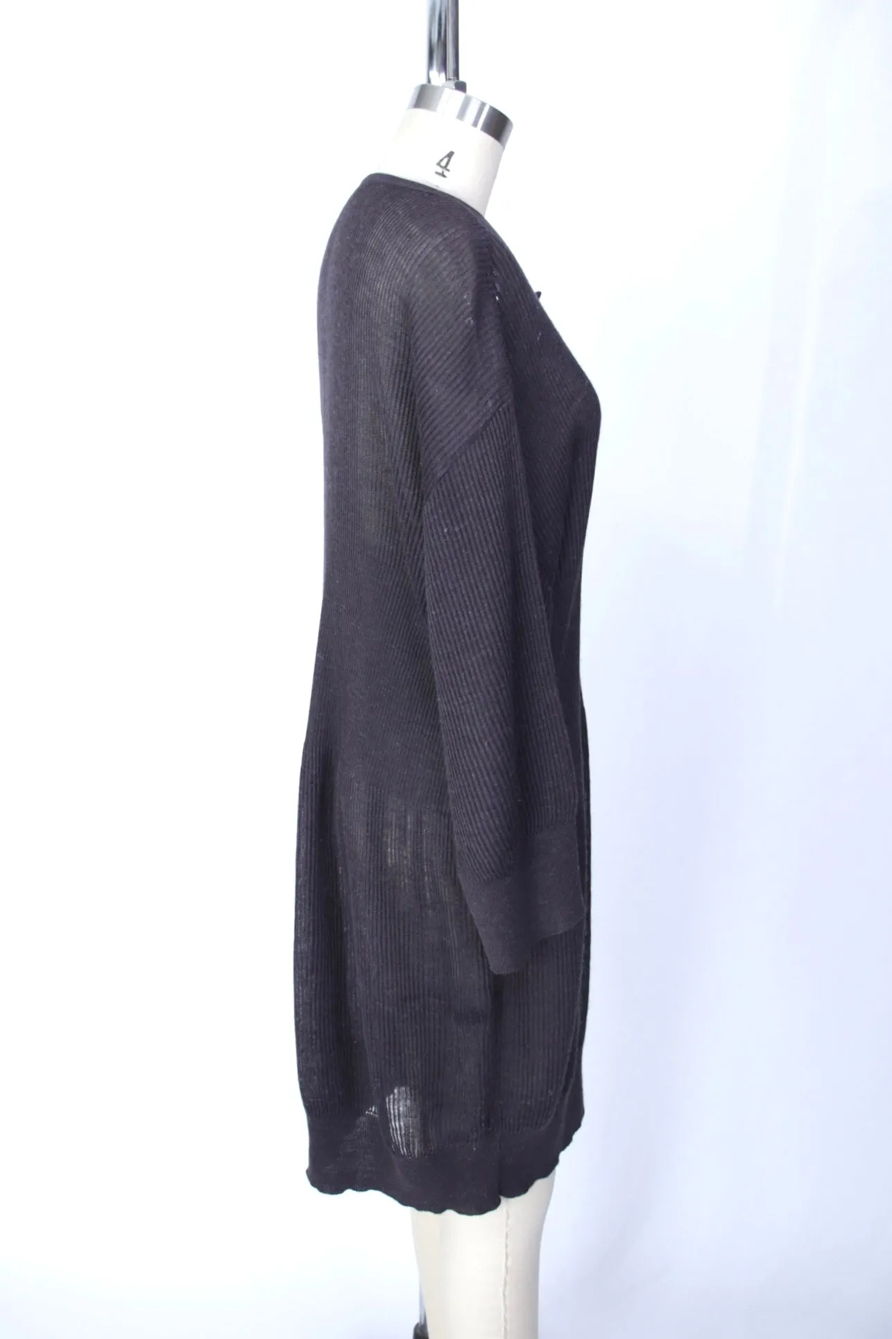 1980s Issey Miyake Henley Sweater Dress