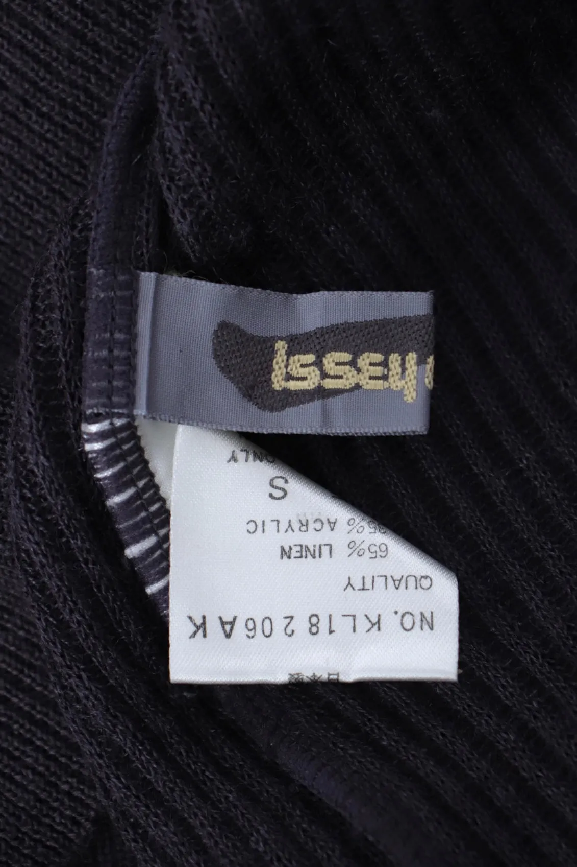 1980s Issey Miyake Henley Sweater Dress