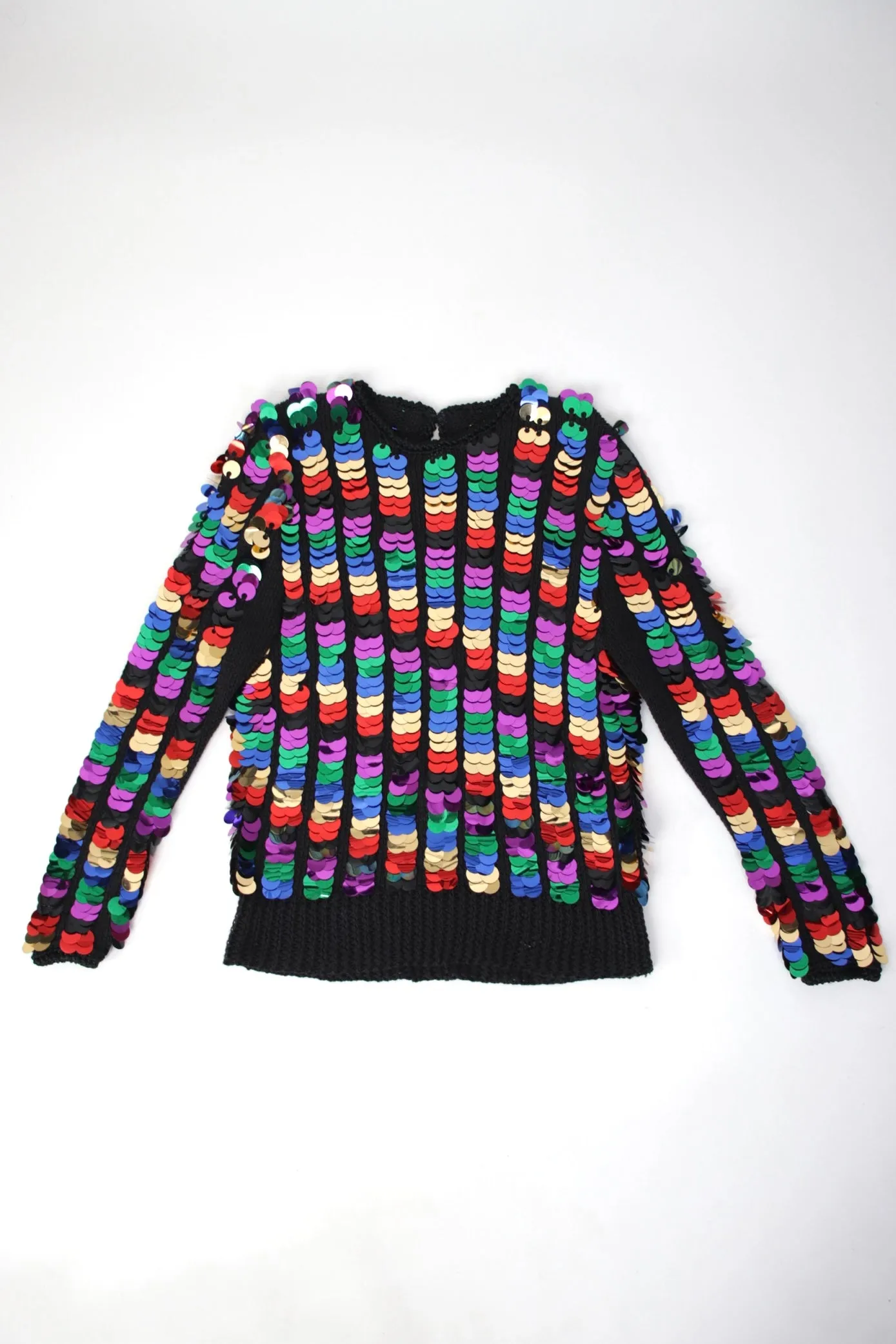 1990s Paillette Sequin Sweater