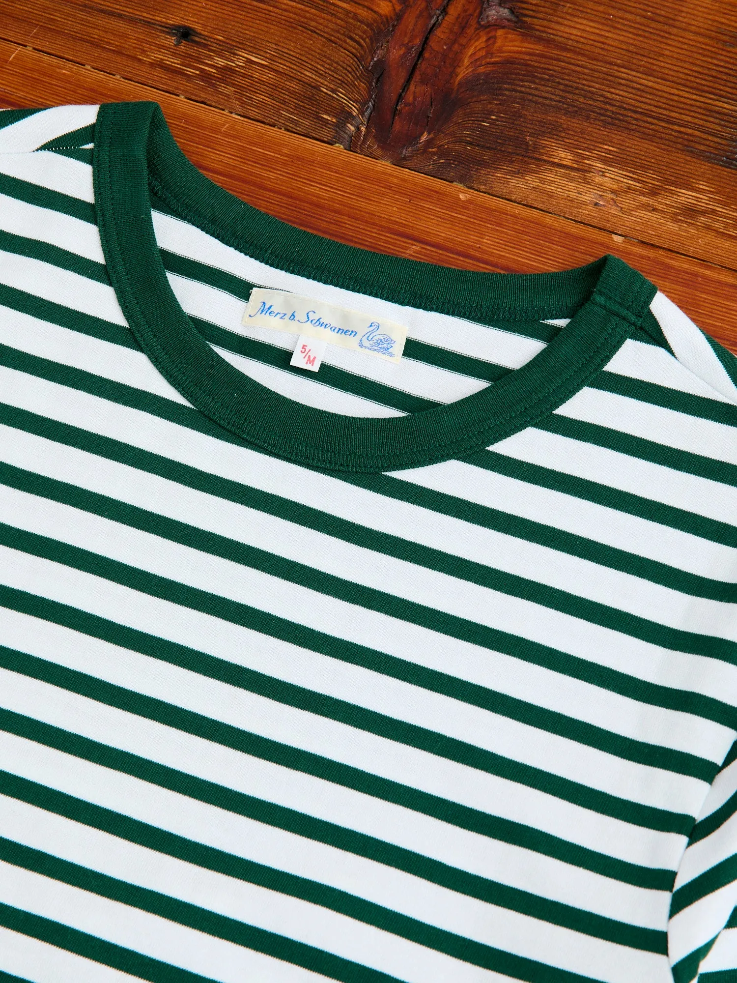 2M14 "Good Originals" 6.8oz Relaxed T-Shirt in Green/White