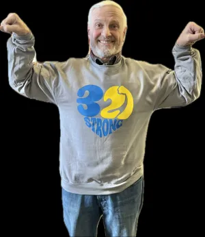 321 STRONG FLEX crew - STONE GRAY/ ROYAL/ YELLOW