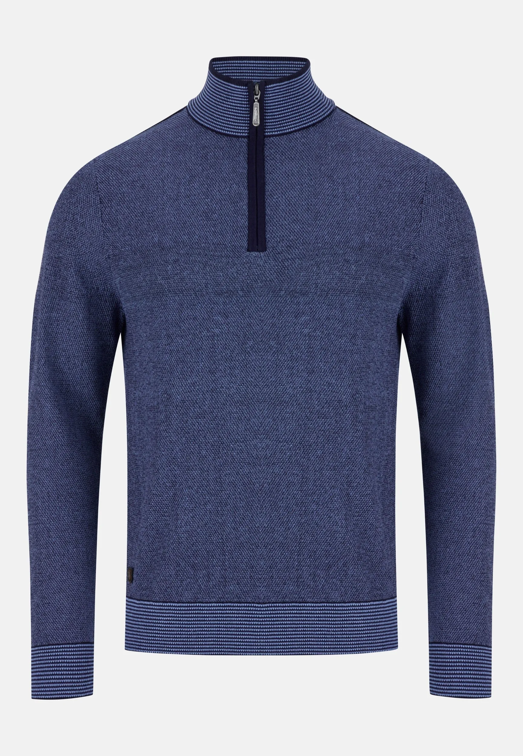 6th Sense Alfie Half Zip Sweater - Cornflower