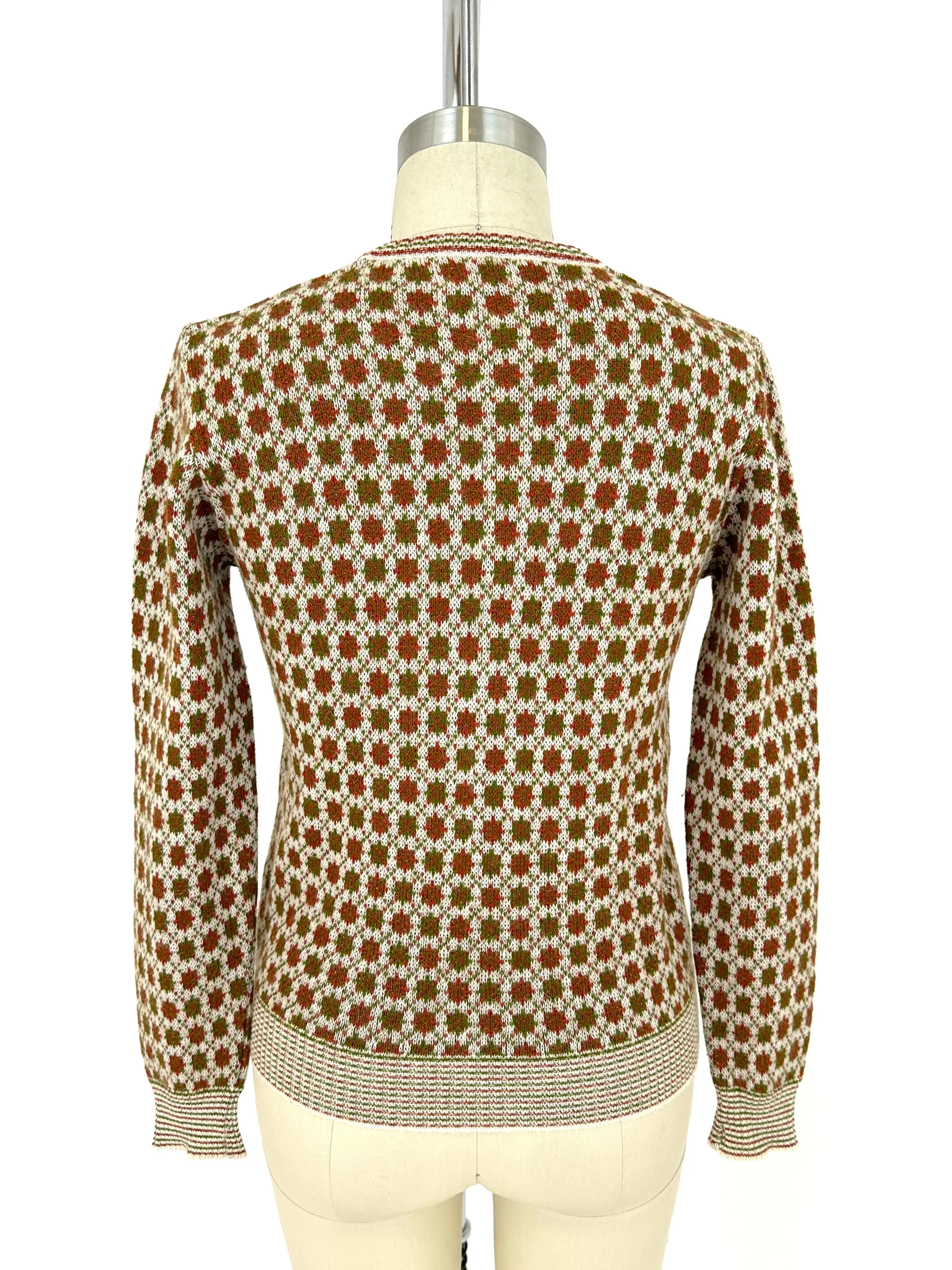70s Celine Intarsia Sweater