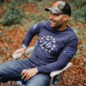 76 We The People Long Sleeve - Navy