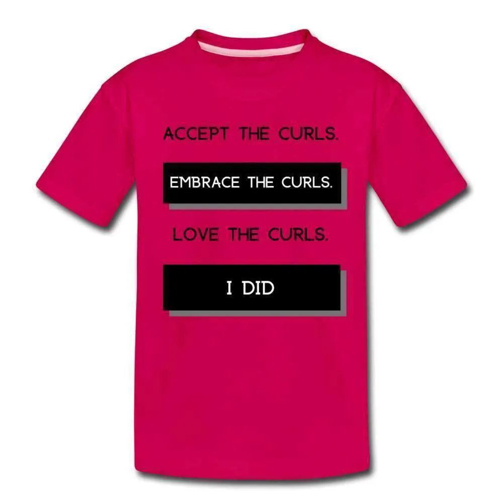 Accept The Girls Youth T-Shirt (White Print)