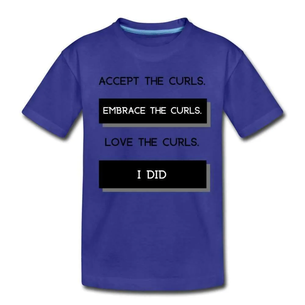 Accept The Girls Youth T-Shirt (White Print)