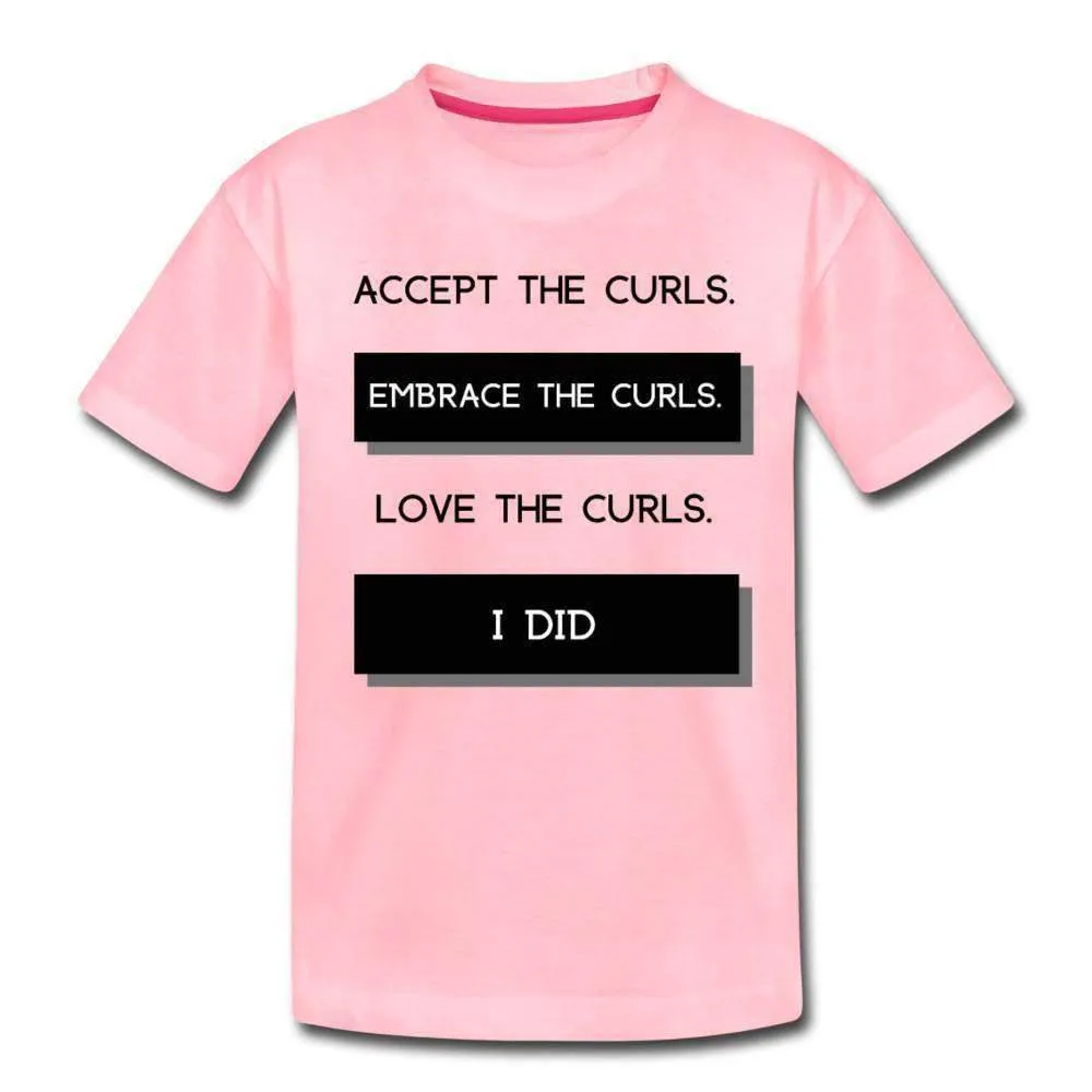 Accept The Girls Youth T-Shirt (White Print)