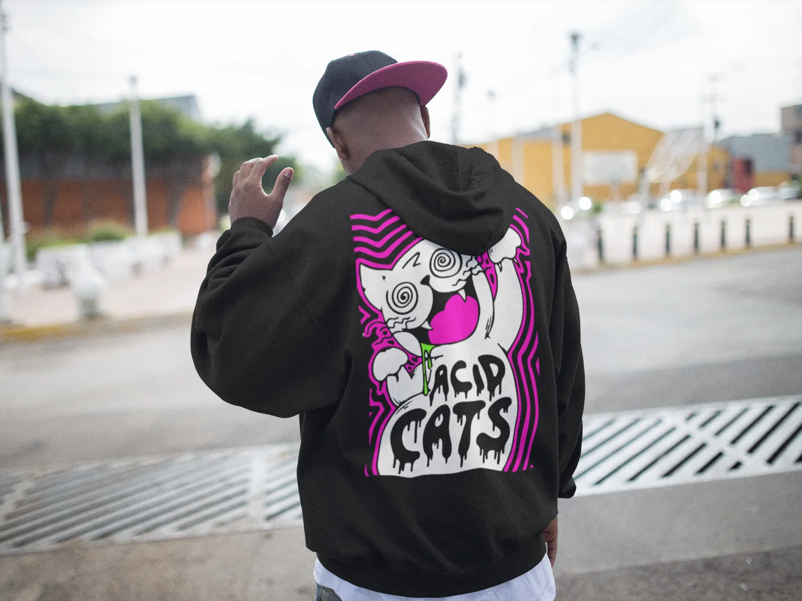 Acid Hoodie | Acid Cat Hoodie | Acid Fashion