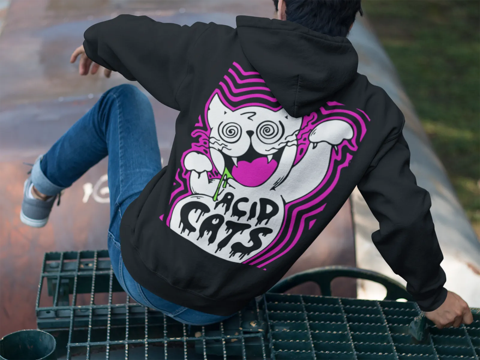Acid Hoodie | Acid Cat Hoodie | Acid Fashion