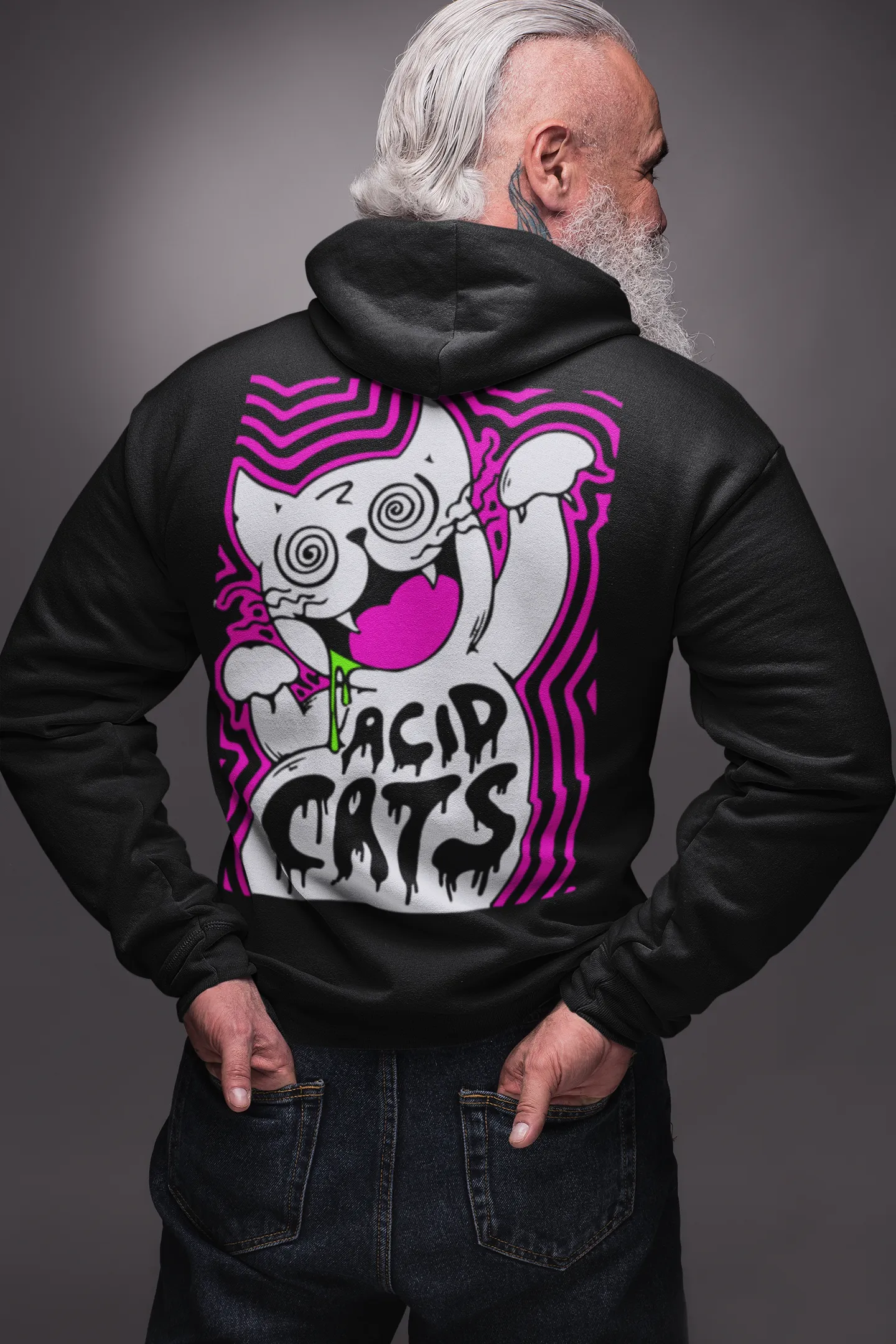 Acid Hoodie | Acid Cat Hoodie | Acid Fashion