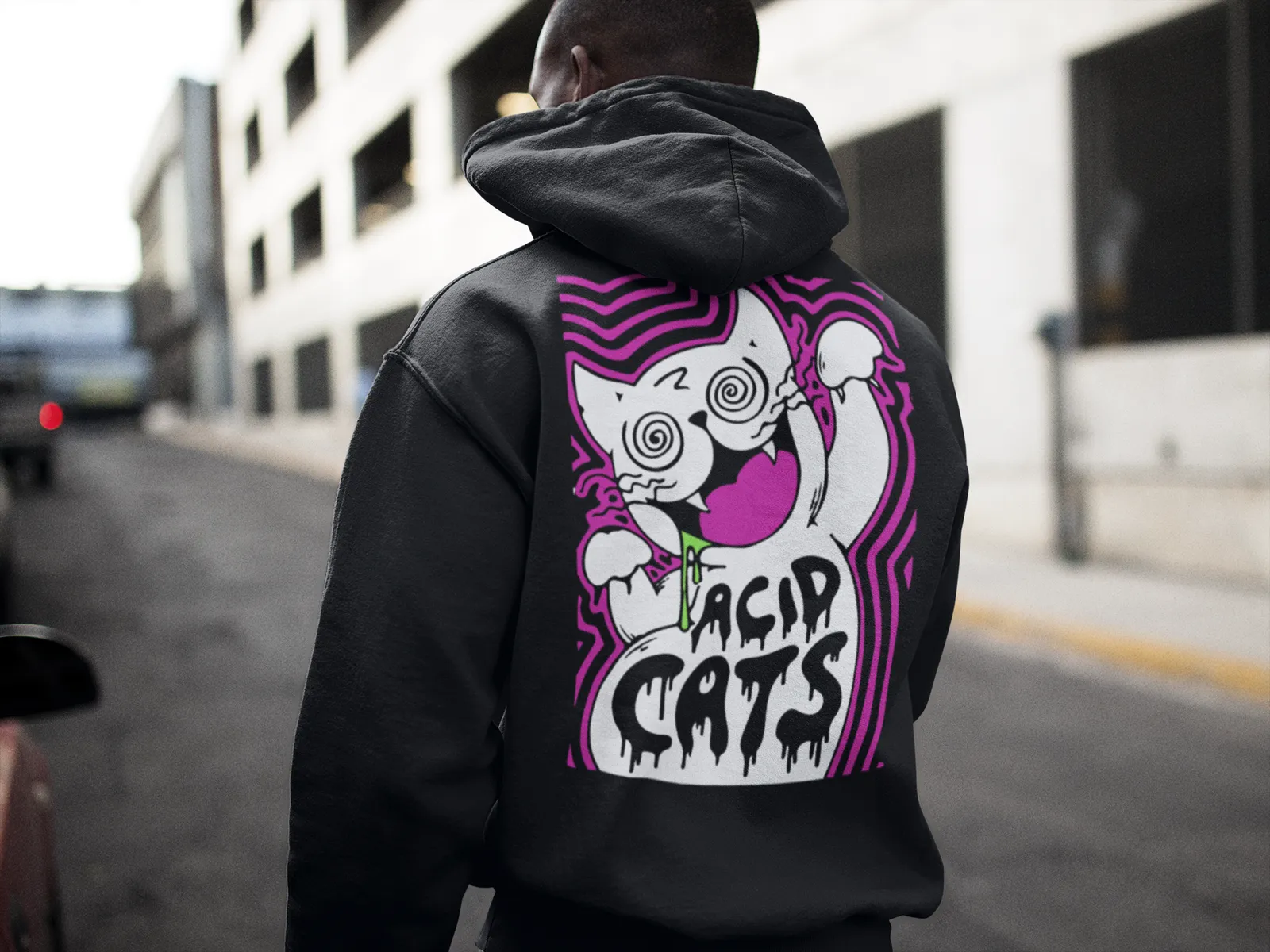 Acid Hoodie | Acid Cat Hoodie | Acid Fashion