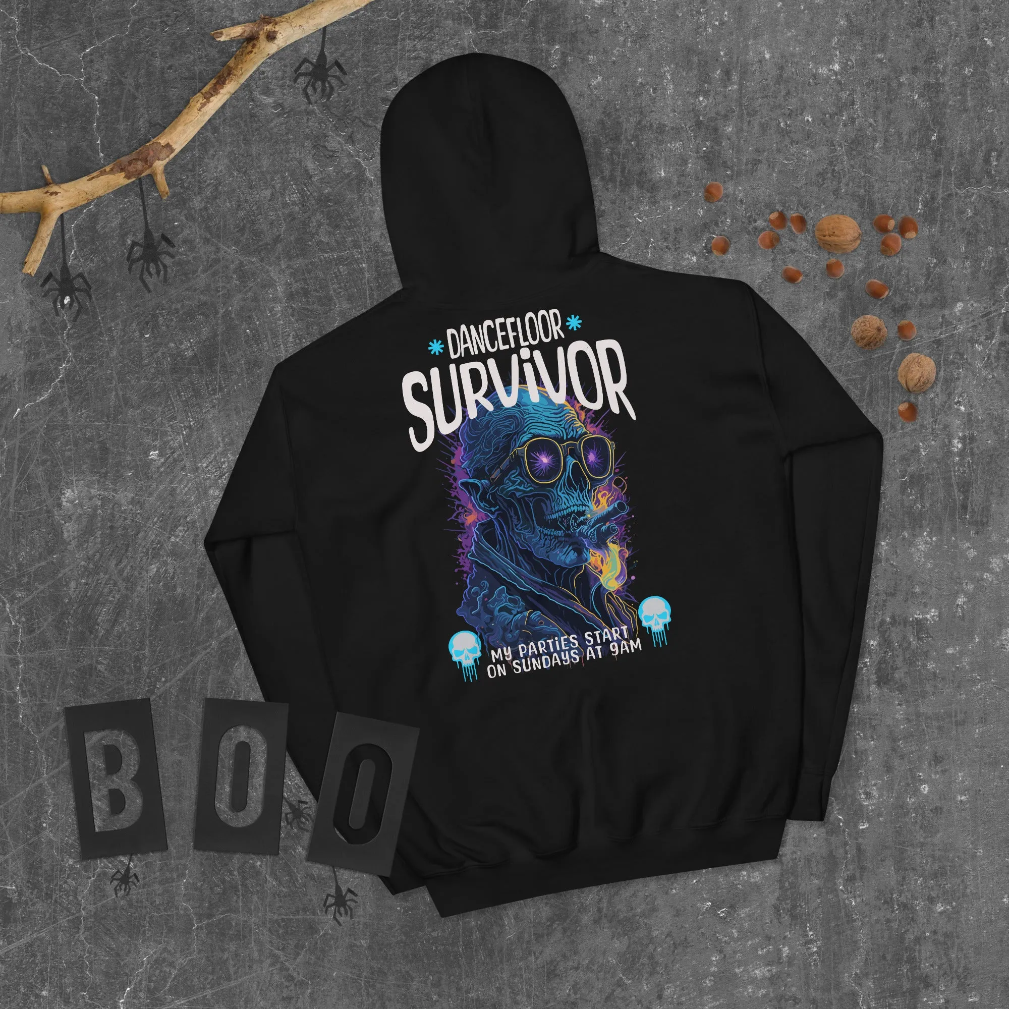 Acid Hoodie | Dancefloor Survivor | Acid Streetwear