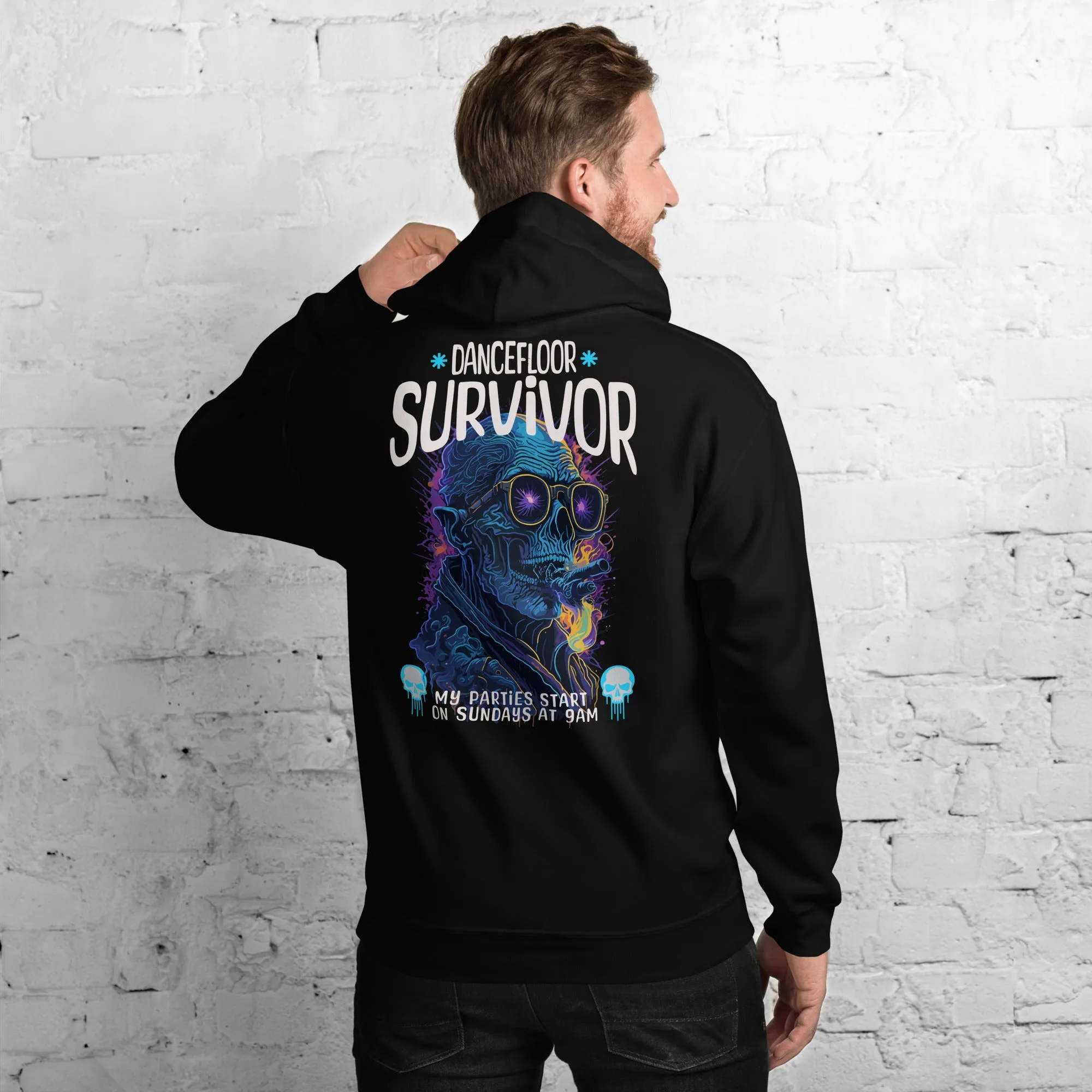 Acid Hoodie | Dancefloor Survivor | Acid Streetwear