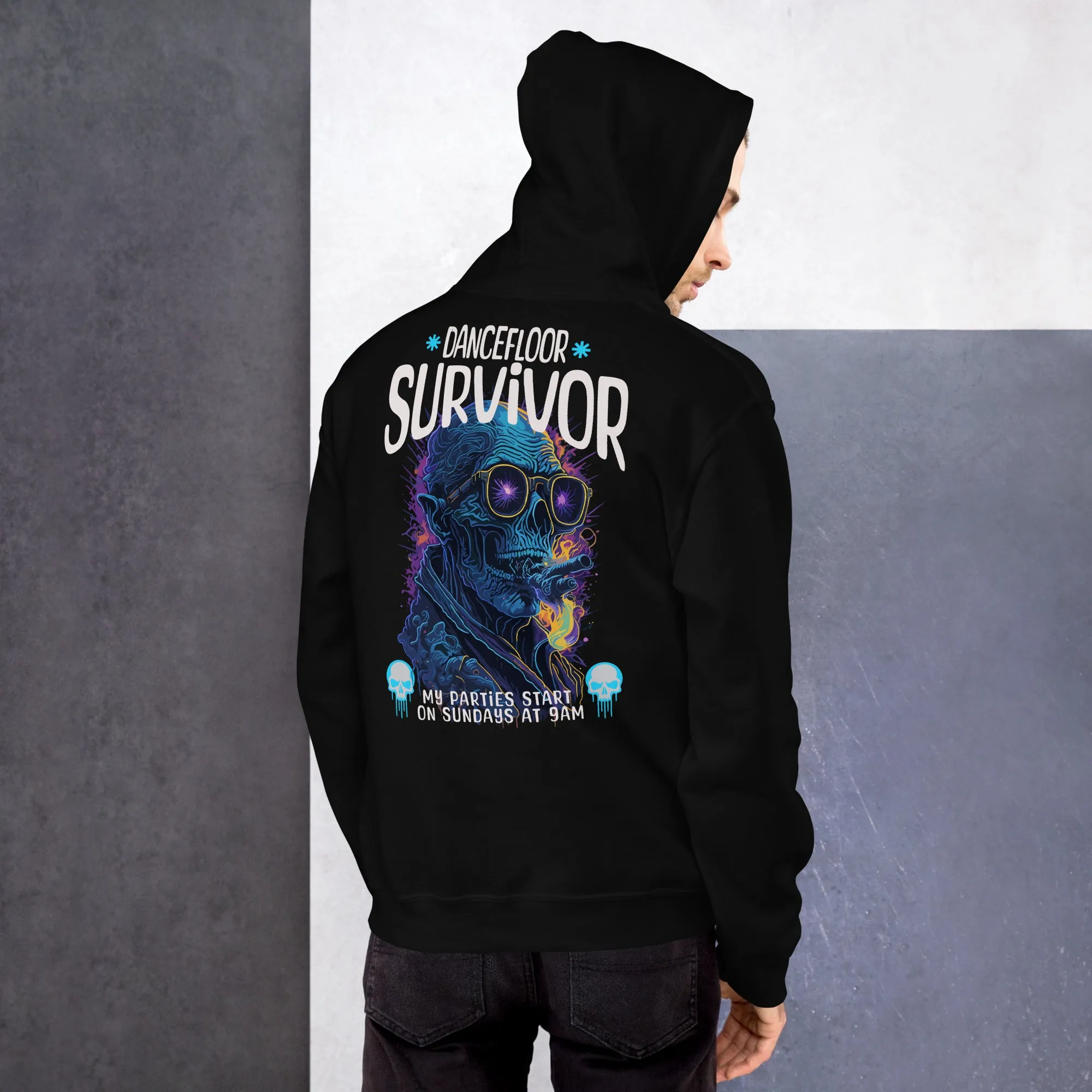 Acid Hoodie | Dancefloor Survivor | Acid Streetwear