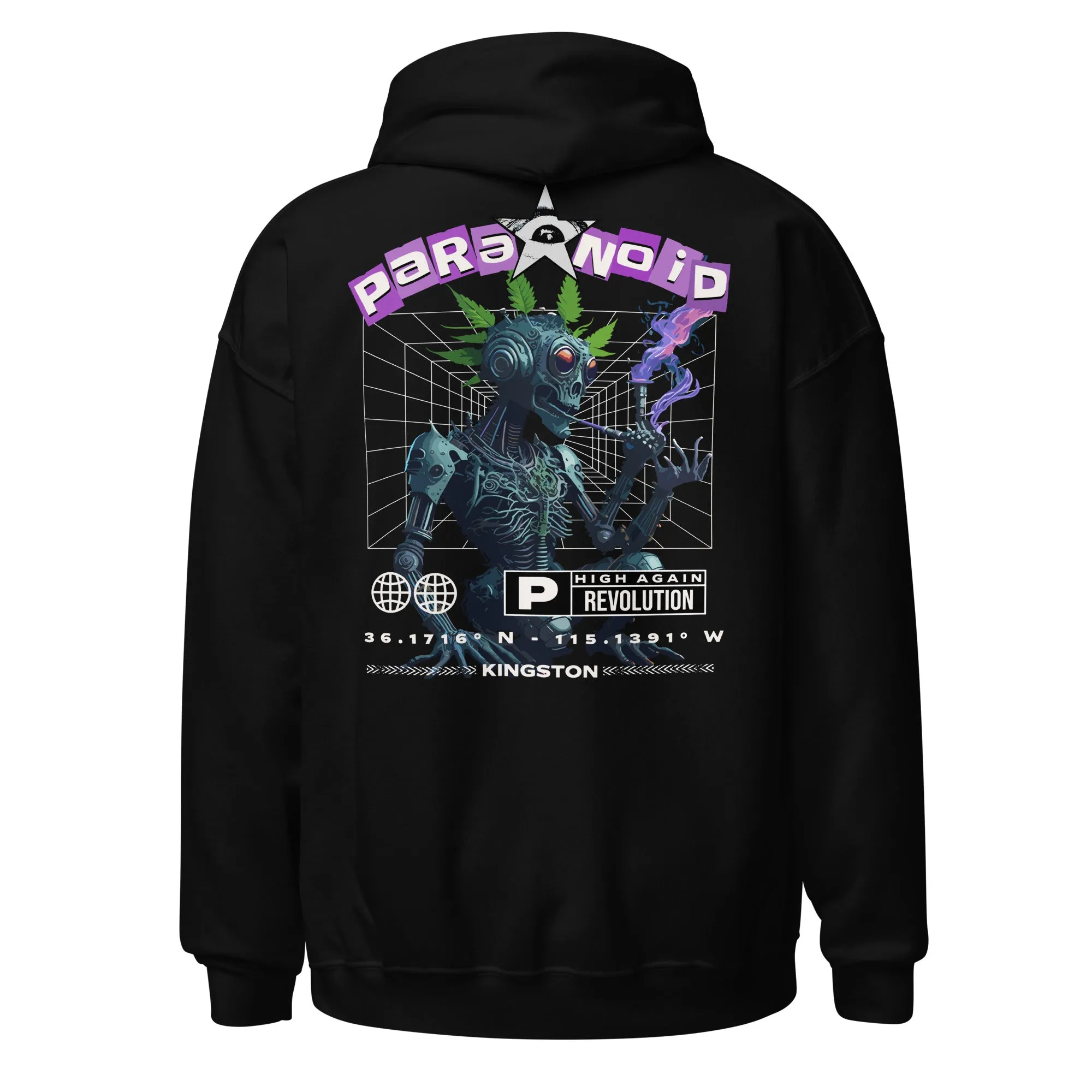 Acid Hoodie | Paranoid Robot Cat