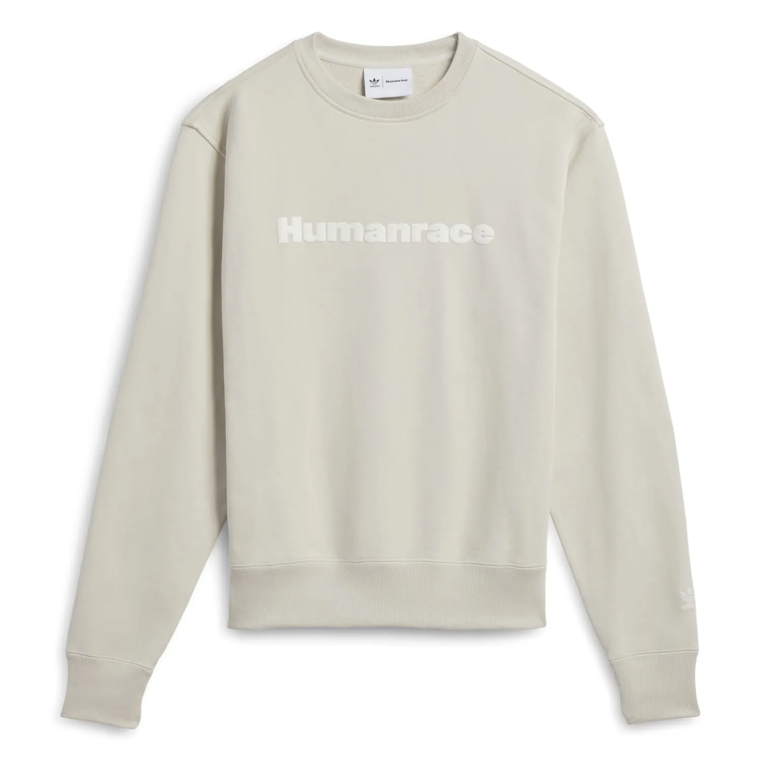 Adidas Originals Unisex PW Pharrell Williams Humanrace Basics Crew Aluminium HS4832