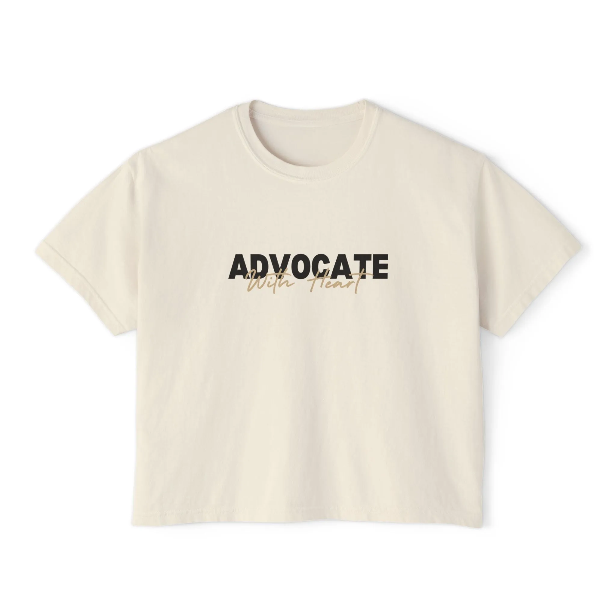 Advocate With Heart Women's Boxy Tee