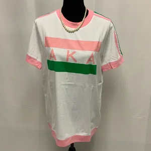 AKA BLOCK STRIPE TEE