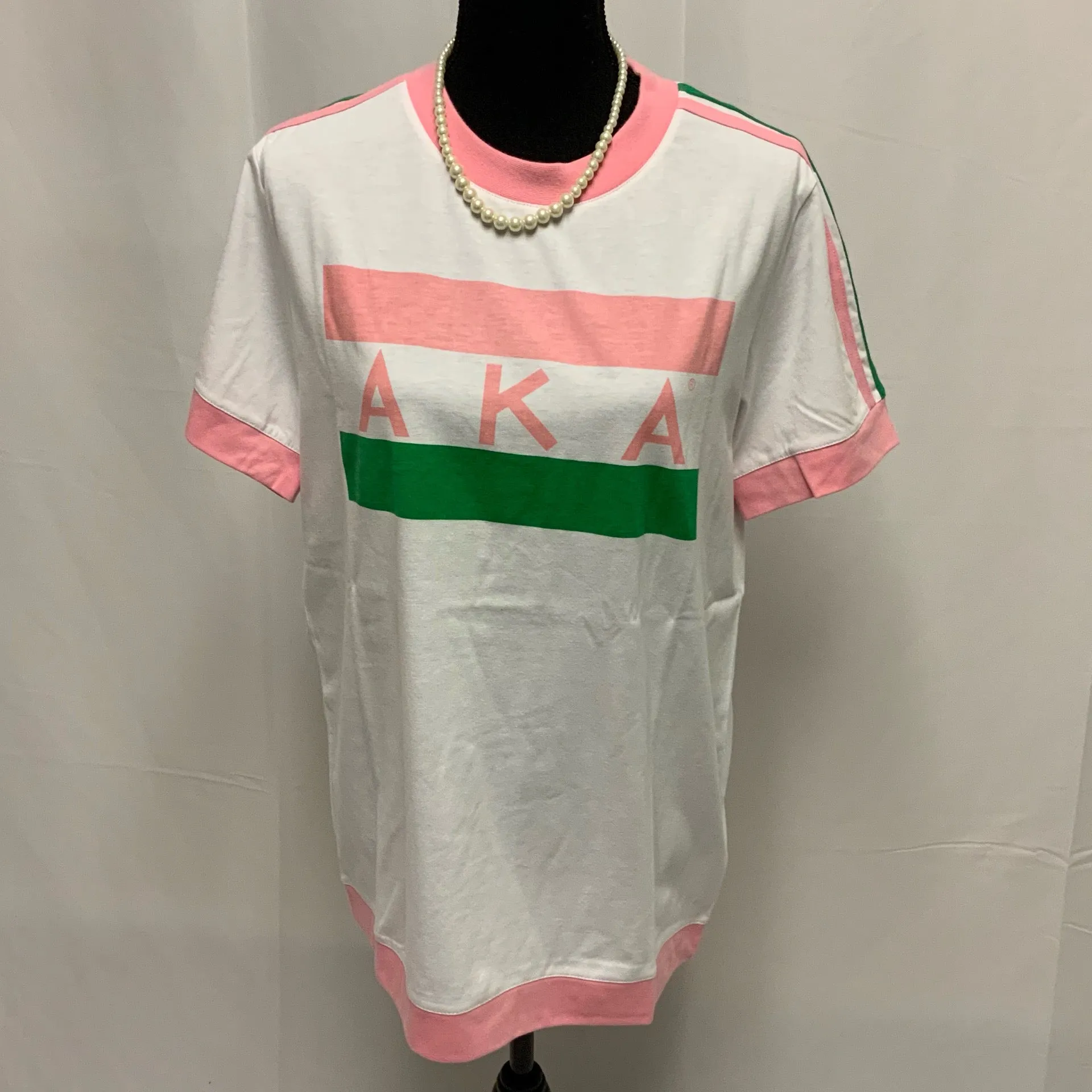 AKA BLOCK STRIPE TEE