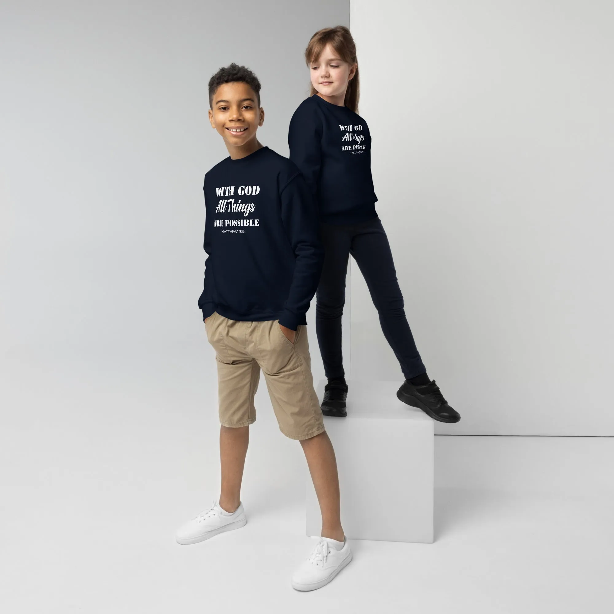 All things are possible Youth sweatshirt