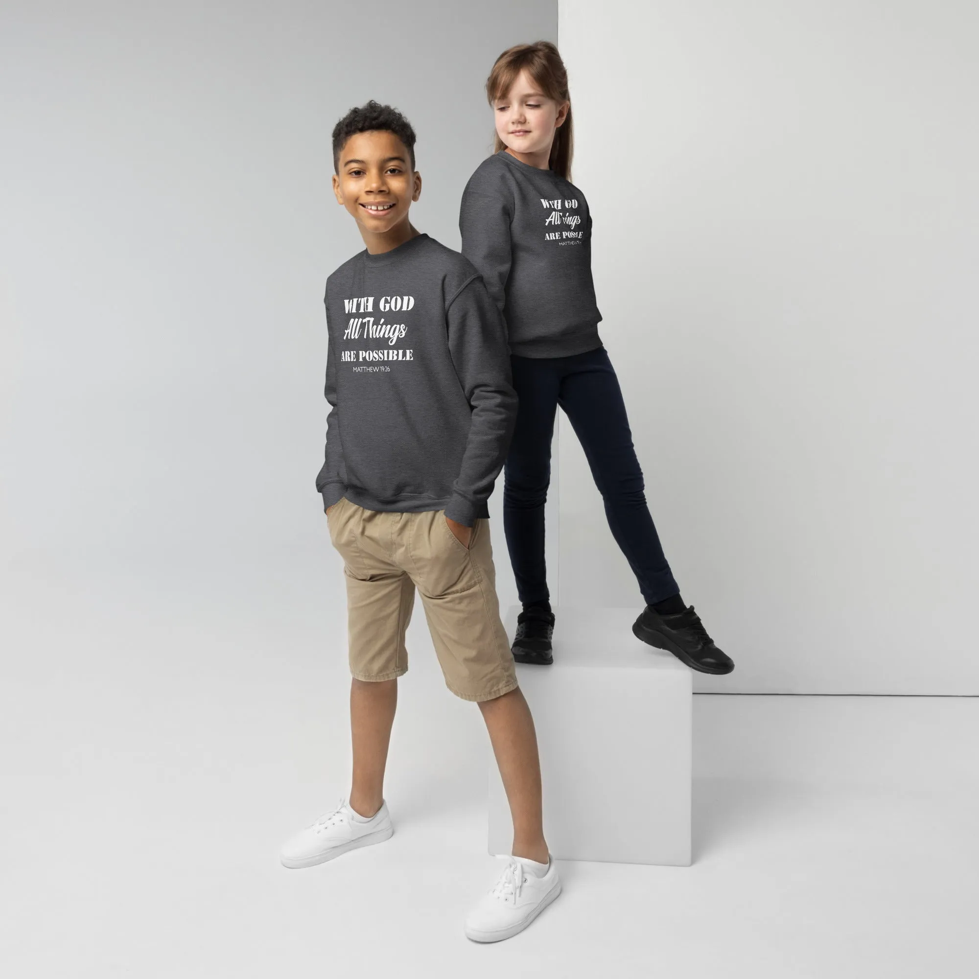 All things are possible Youth sweatshirt