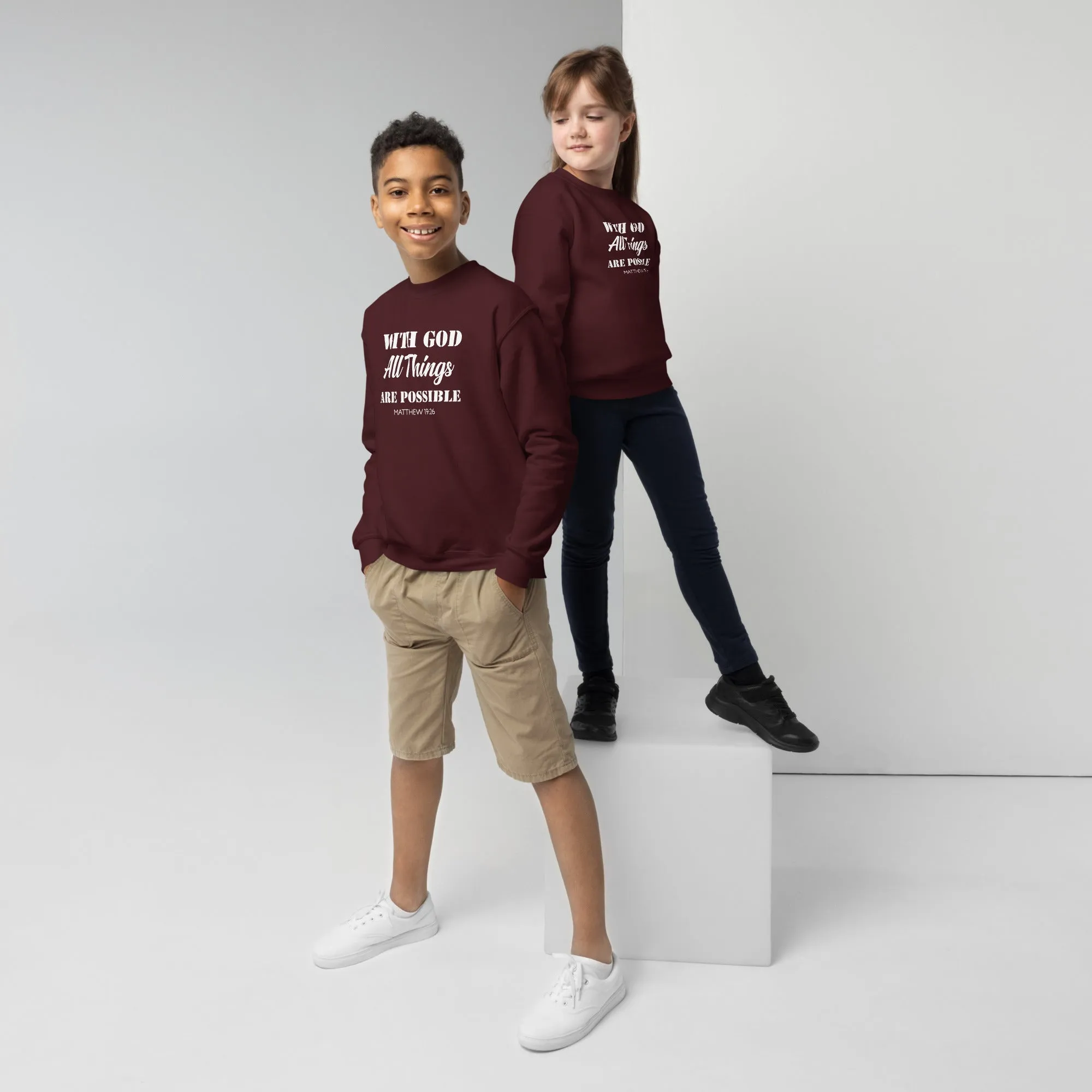All things are possible Youth sweatshirt