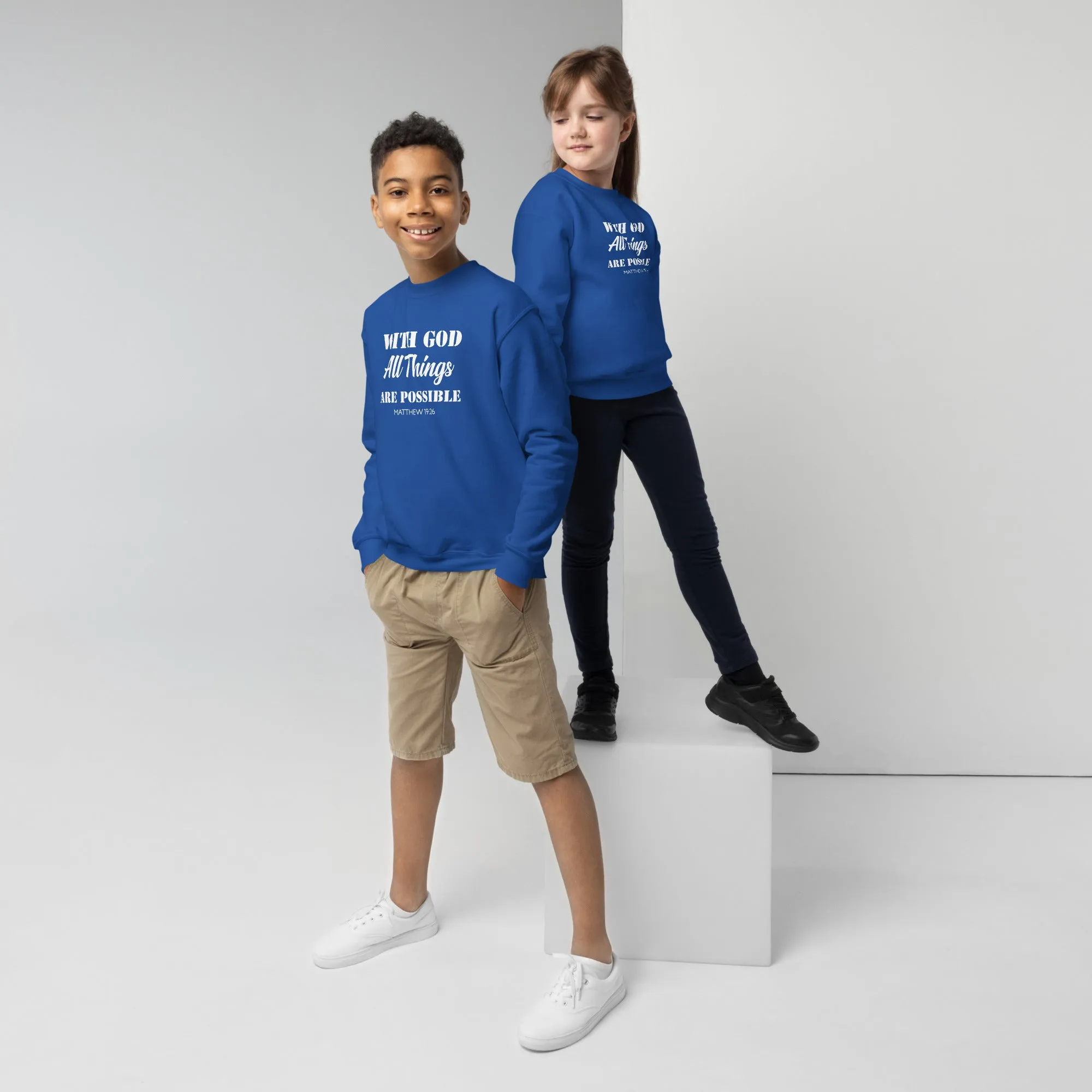 All things are possible Youth sweatshirt