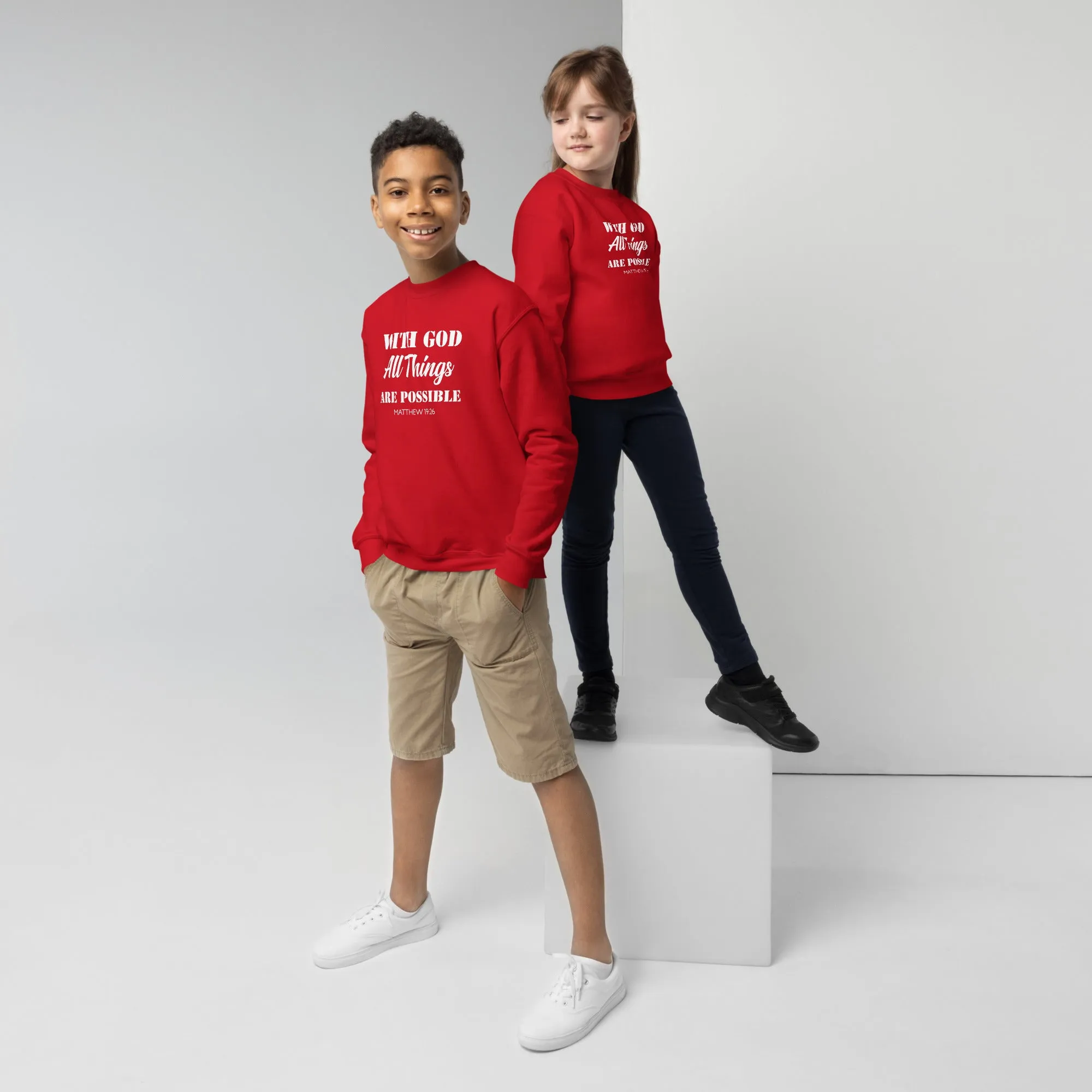 All things are possible Youth sweatshirt