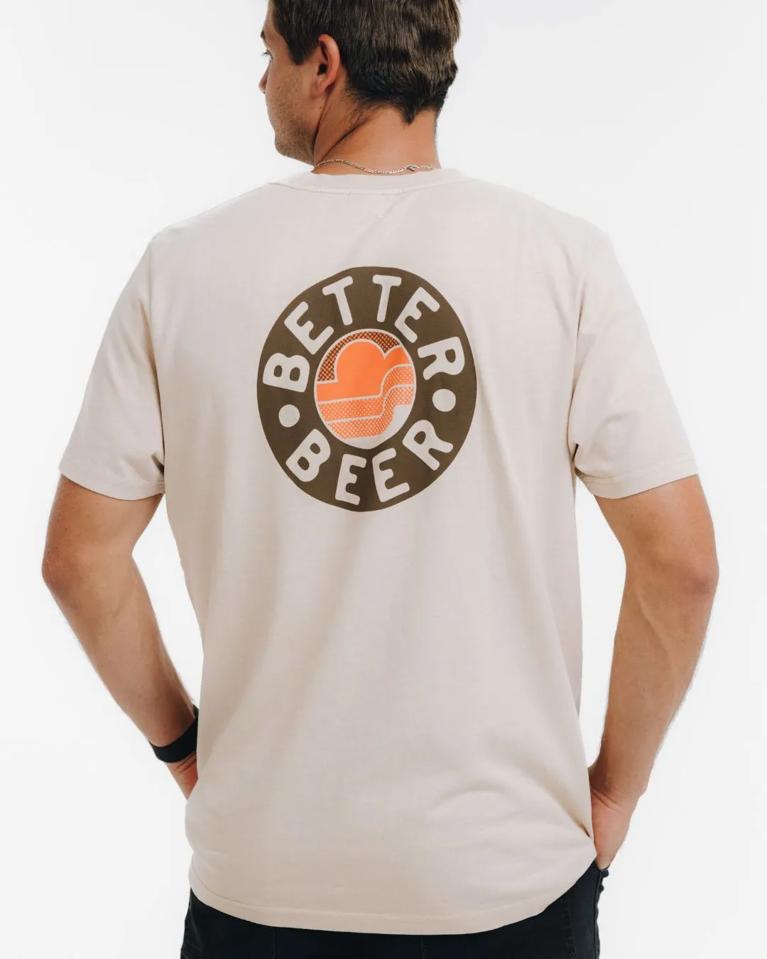 Aloha Sunset Tee - Sand