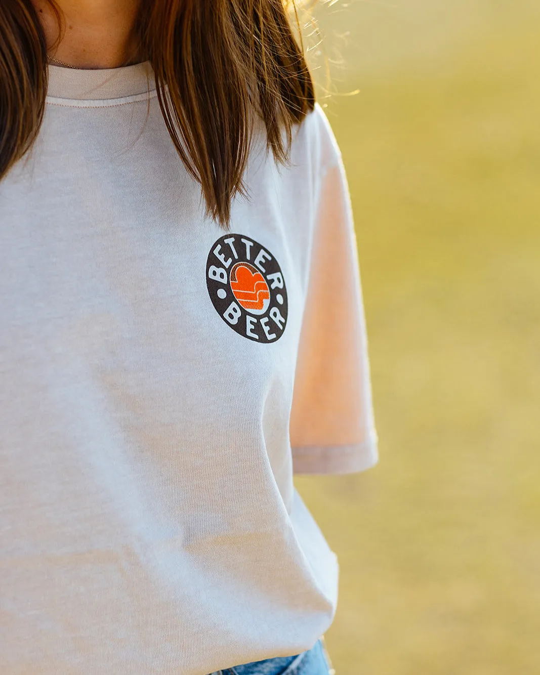 Aloha Sunset Tee - Sand