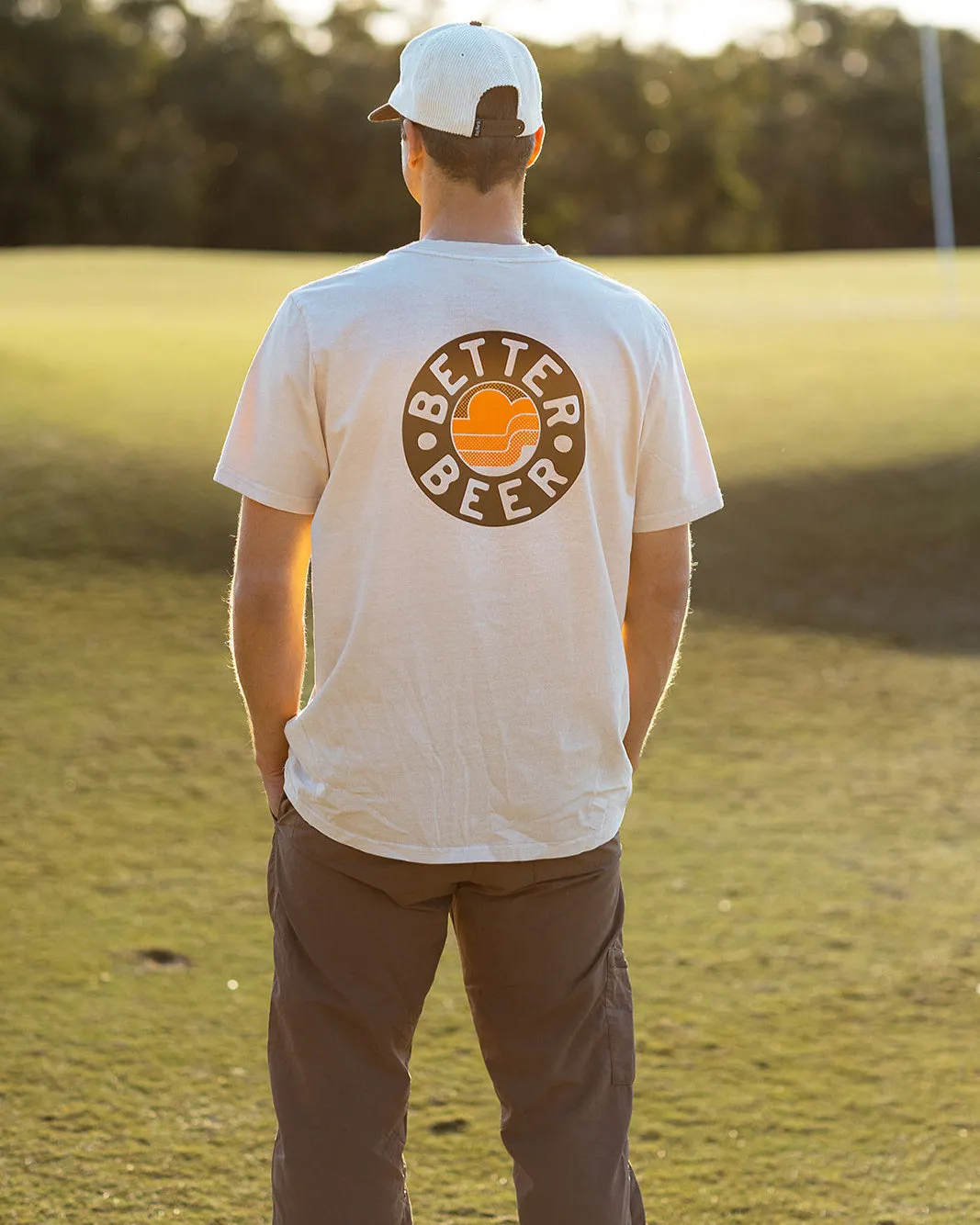 Aloha Sunset Tee - Sand