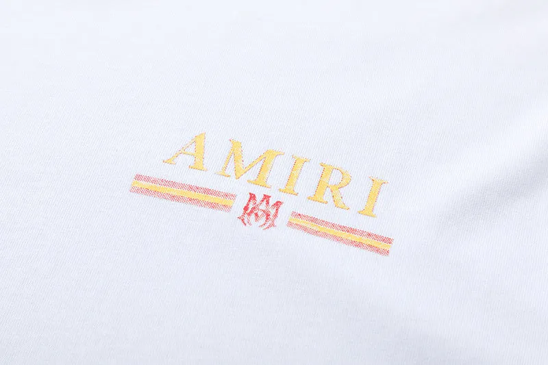 AMIRI Logo-Flocked Cotton-Jersey T-Shirt