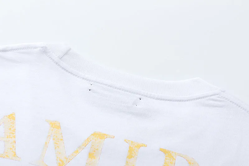 AMIRI Logo-Flocked Cotton-Jersey T-Shirt