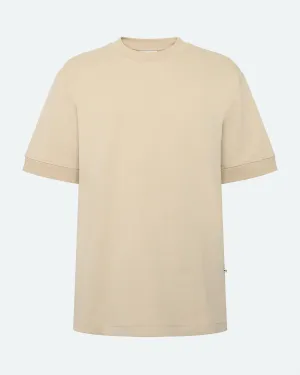 Angelo short sleeved t-shirt 3838 - Brown Rice
