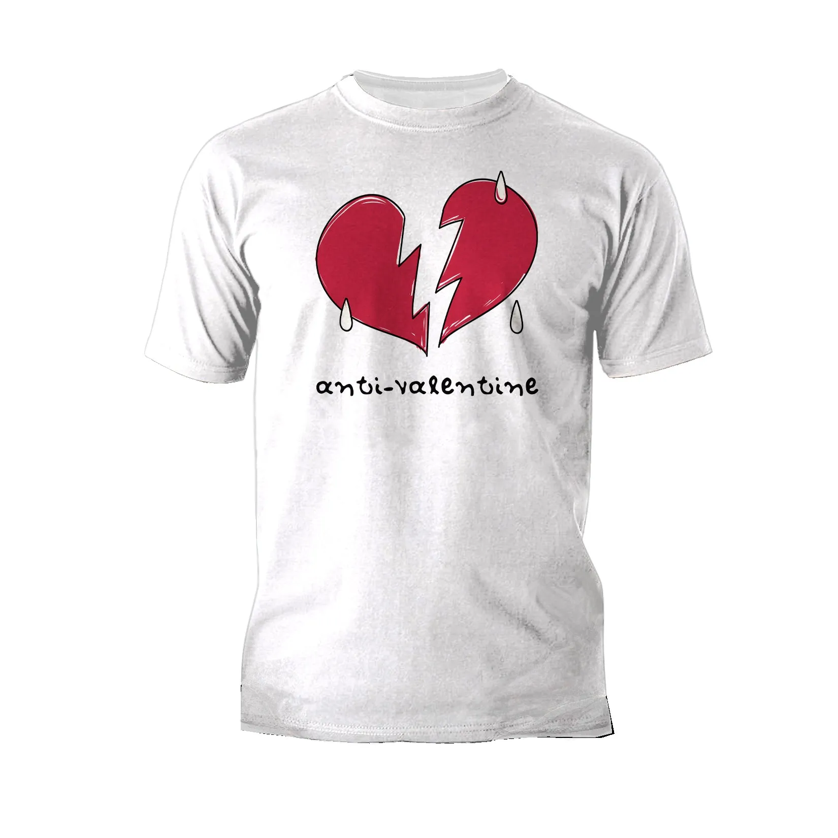 Anti Valentine Broken Weeping Heart Men's T-shirt