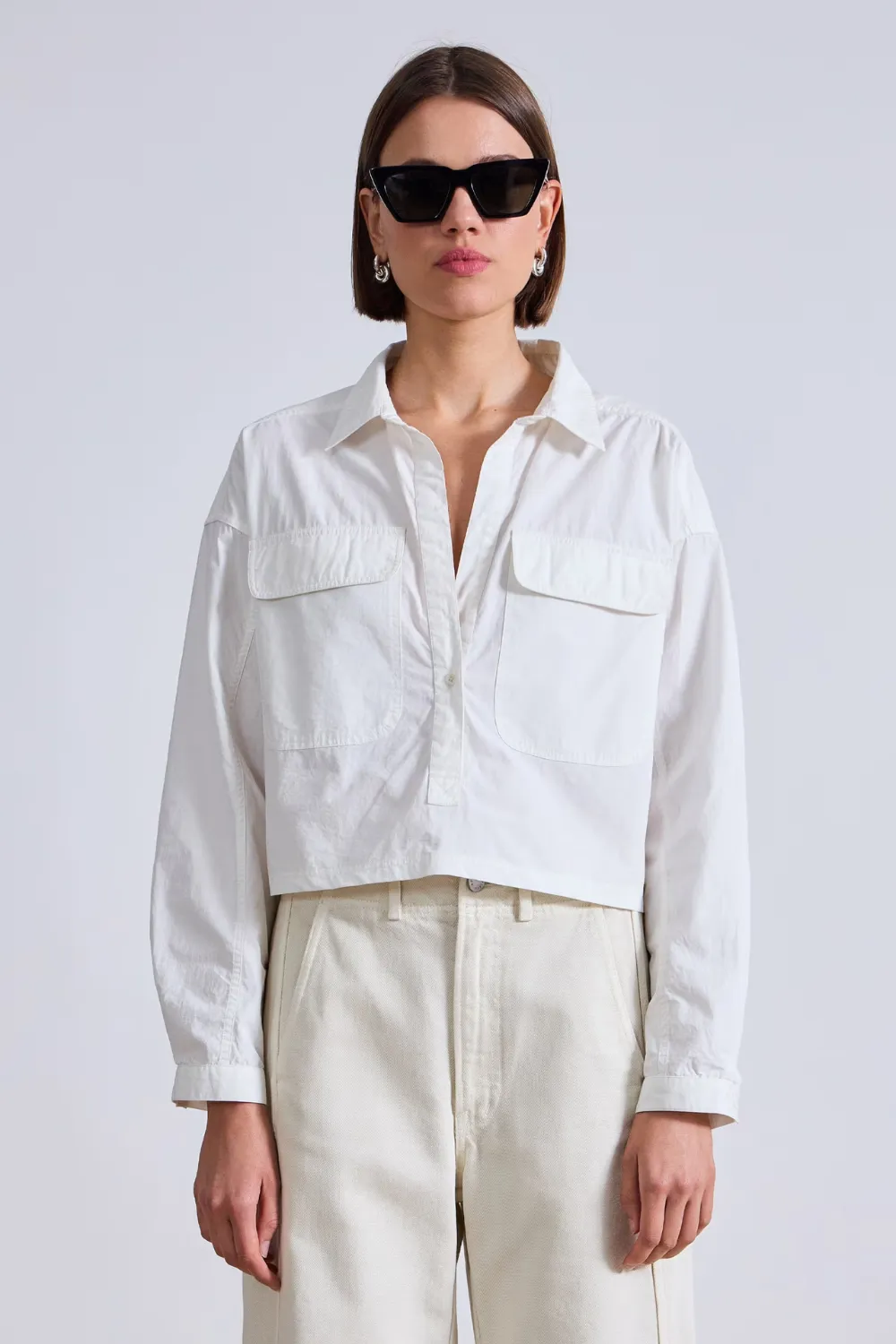 Apiece Apart Cropped Kava Top