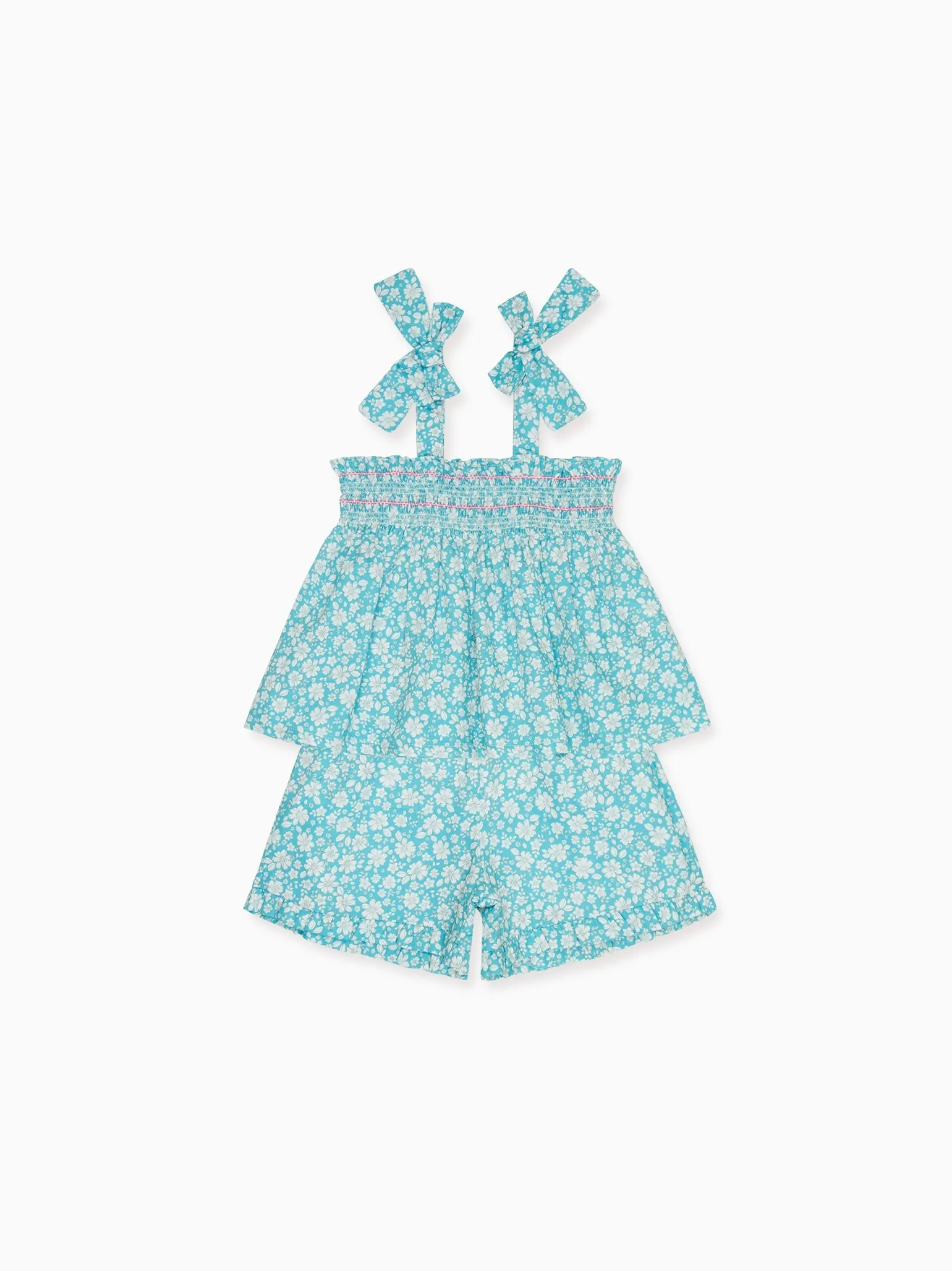 Aqua Floral Felicity Girl Set