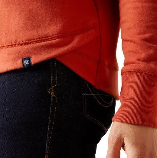 Ariat Womens Benicia Sweatshirt Burnt Brick