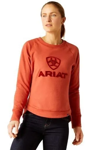 Ariat Womens Benicia Sweatshirt Burnt Brick