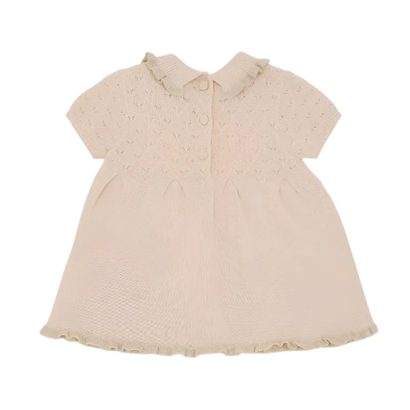 Armani - Baby Girl Dress Set, Sandshell