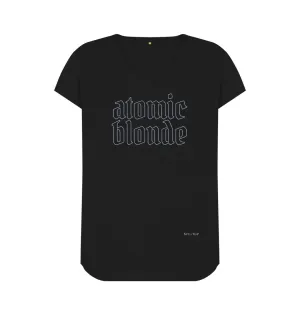 Atomic Blonde V Neck Tee