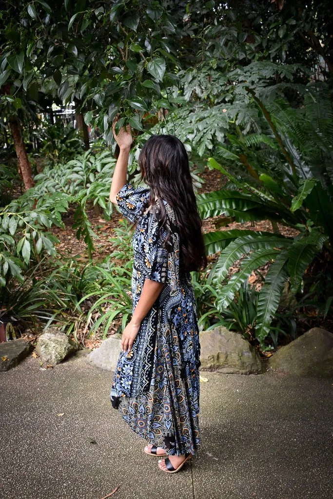 Avalain Wrap Dress - Black