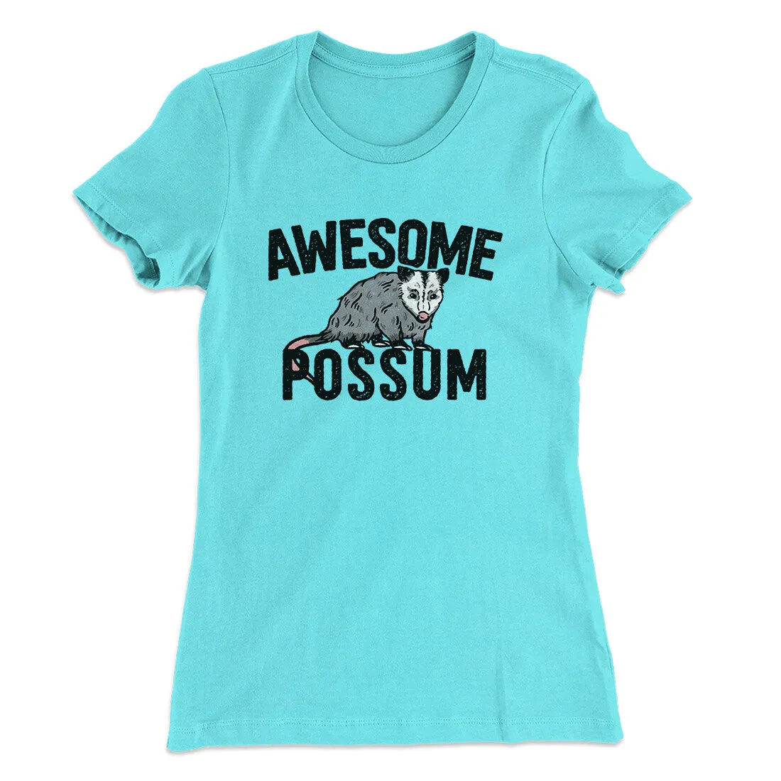 Awesome Possum Funny Women's T-Shirt